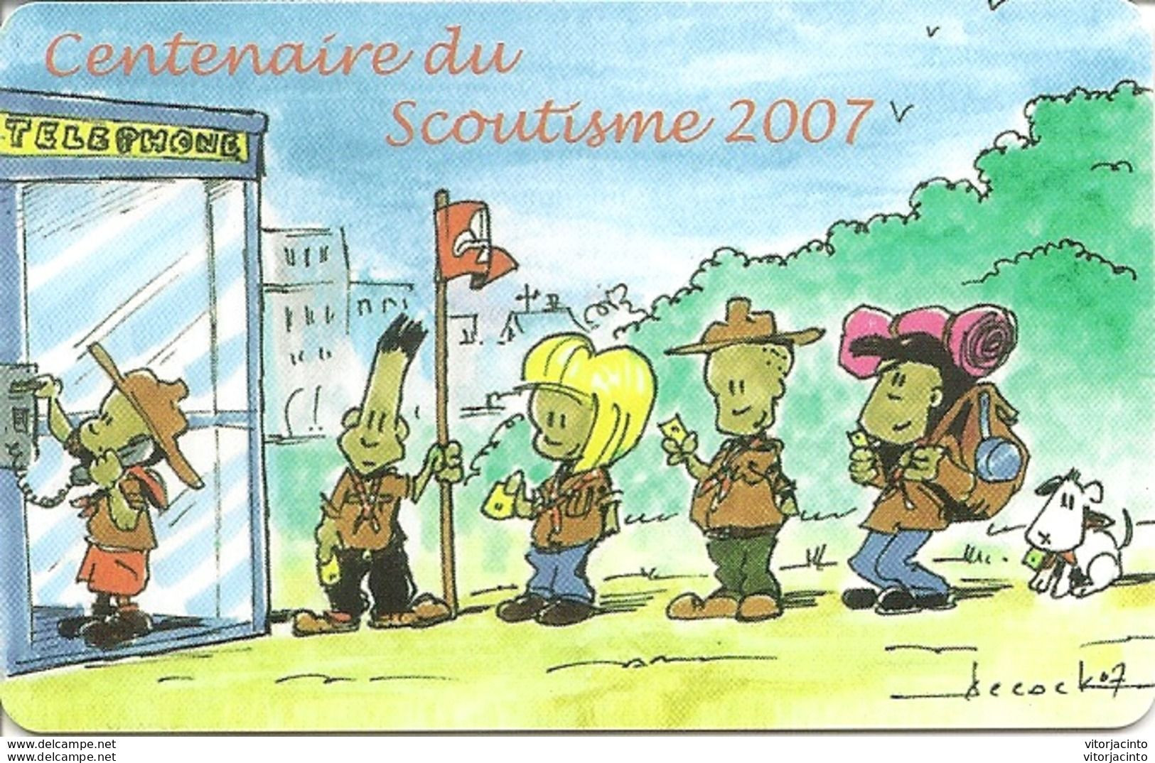 Luxembourg - Telekaart - Centenaire Du Scoutisme 2007 - Luxembourg