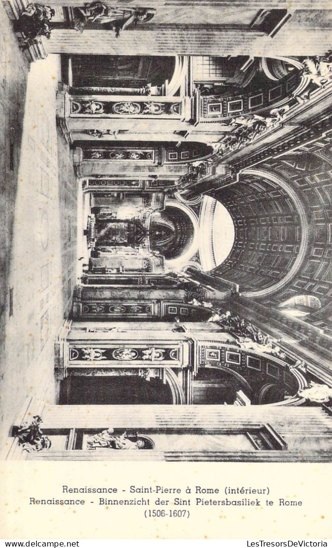 ITALIE - Rome - Renaissance - Saint-Pierre à Rome ( Intérieur ) - Carte Postale Ancienne - Chiese