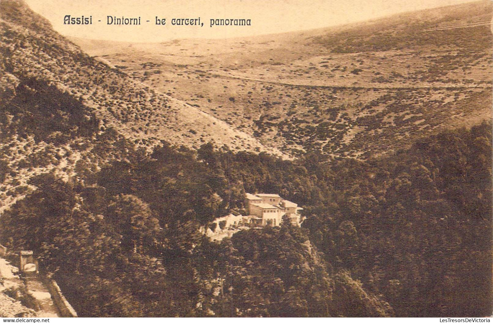 ITALIE - Assisi - Dintorni - He Carceri, Panorama - Carte Postale Ancienne - Andere & Zonder Classificatie