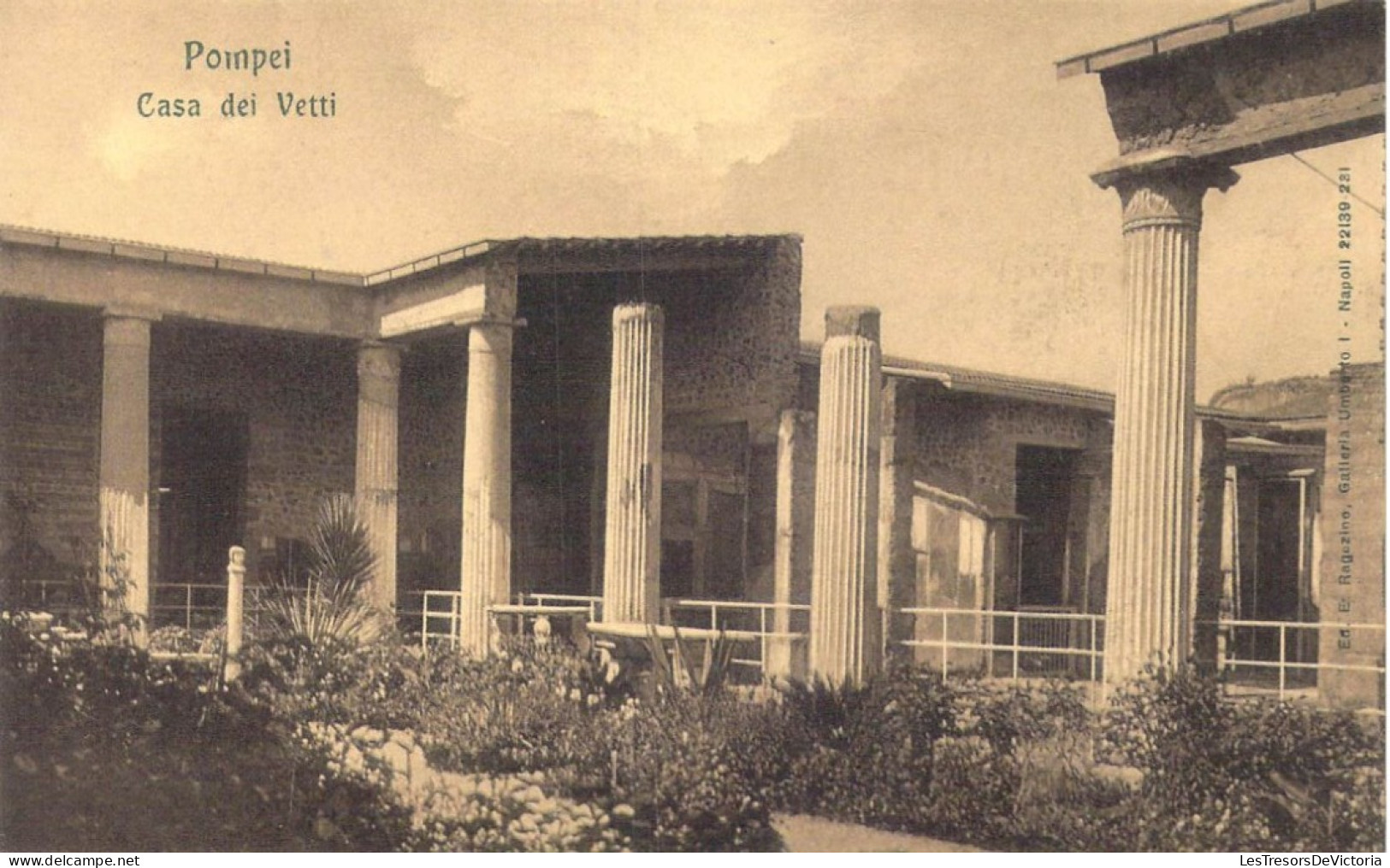 ITALIE - Pompei - Casa Dei Vetti - Carte Postale Ancienne - Pompei