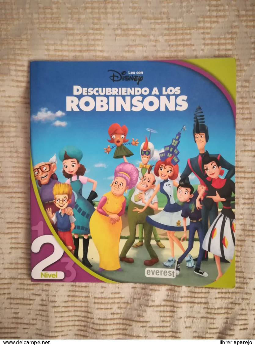 Descubriendo A Los Robinsones Leo Con Disney Everest Nivel 2 2007 - Libros Infantiles Y Juveniles
