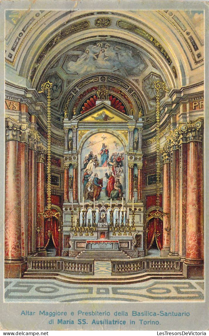 ITALIE - Torino - Altar Maggiore E Presbiterio Della Basilica-Santuario Di Maria.. - Carte Postale Ancienne - Churches