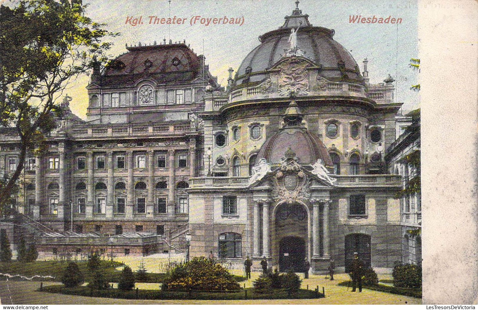 ALLEMAGNE - Wiesbaden - Kgl. Theater ( Foyerbau ) - Carte Postale Ancienne - Wiesbaden