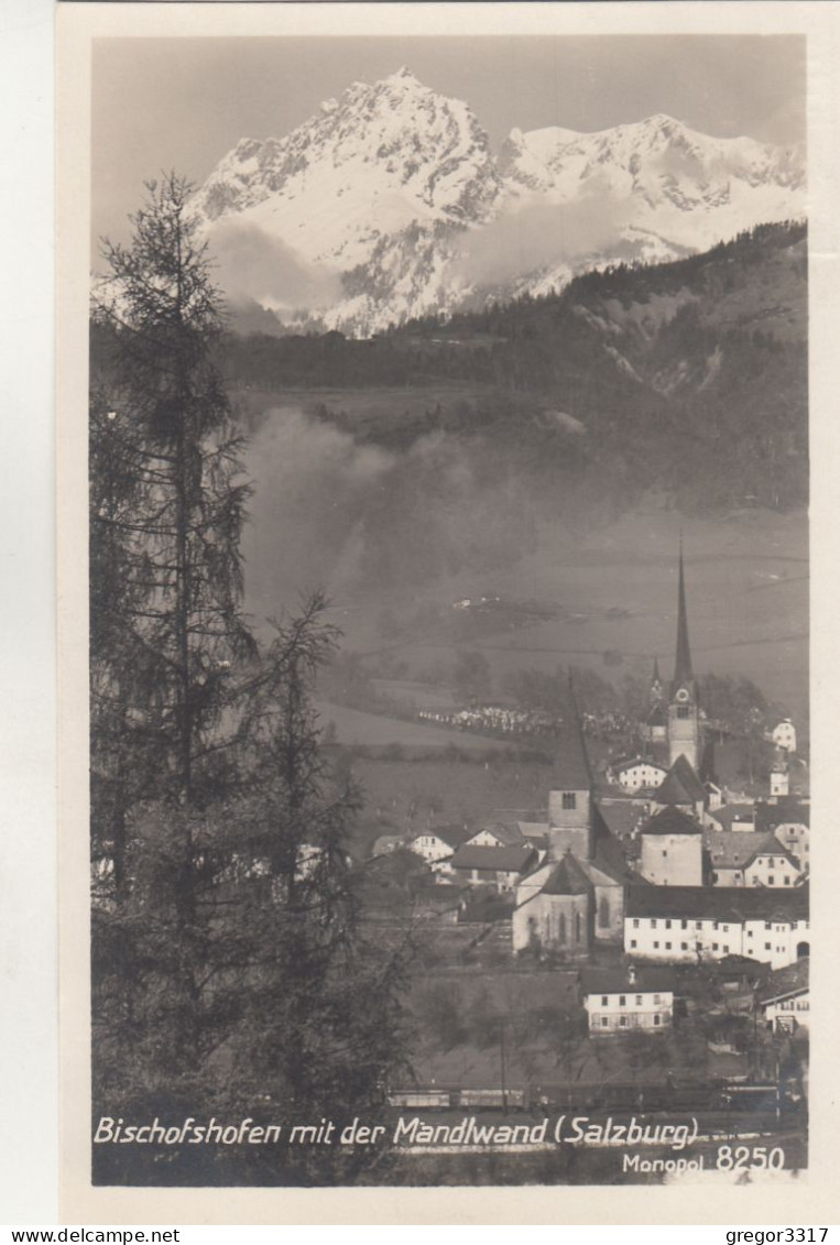 C8933) BISCHOFSHOFEN Mit MANDLWAND - Salzburg 2 Kirchen U. Häuser ALT 1927 - Bischofshofen