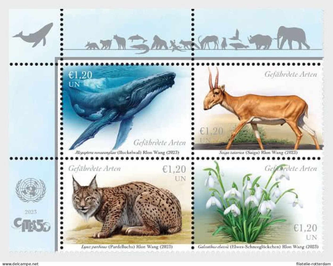 UN / VN - Postfris / MNH - Complete Set Endangered Animals 2023 - Neufs