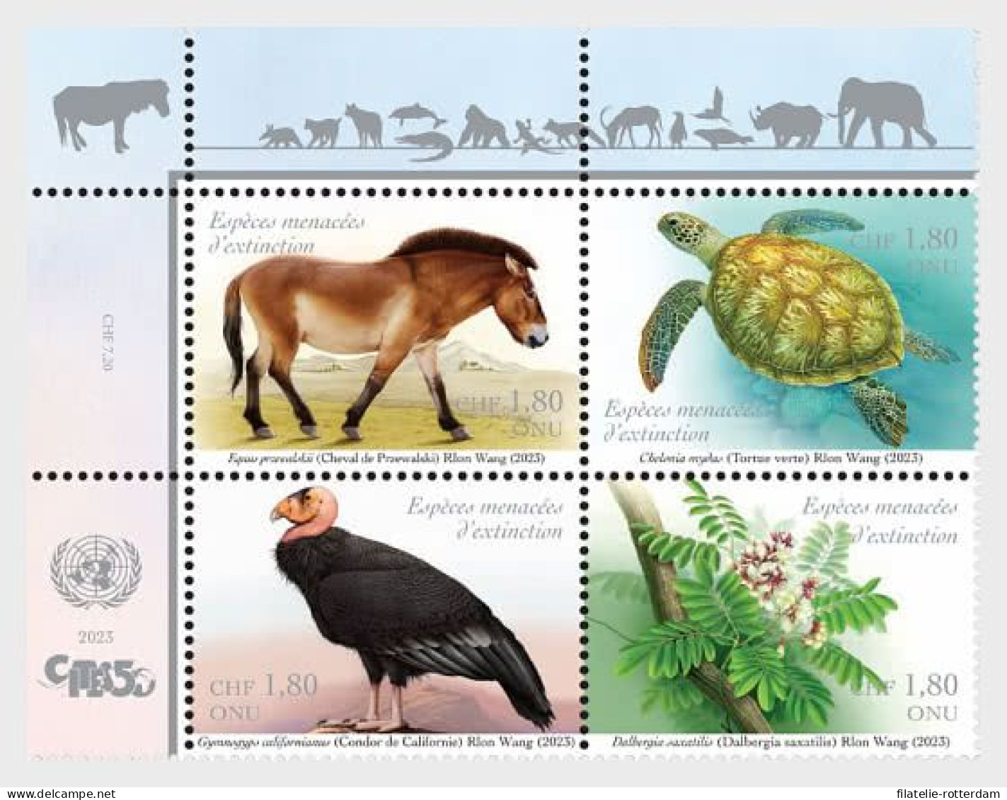 UN / VN - Postfris / MNH - Complete Set Endangered Animals 2023 - Nuovi