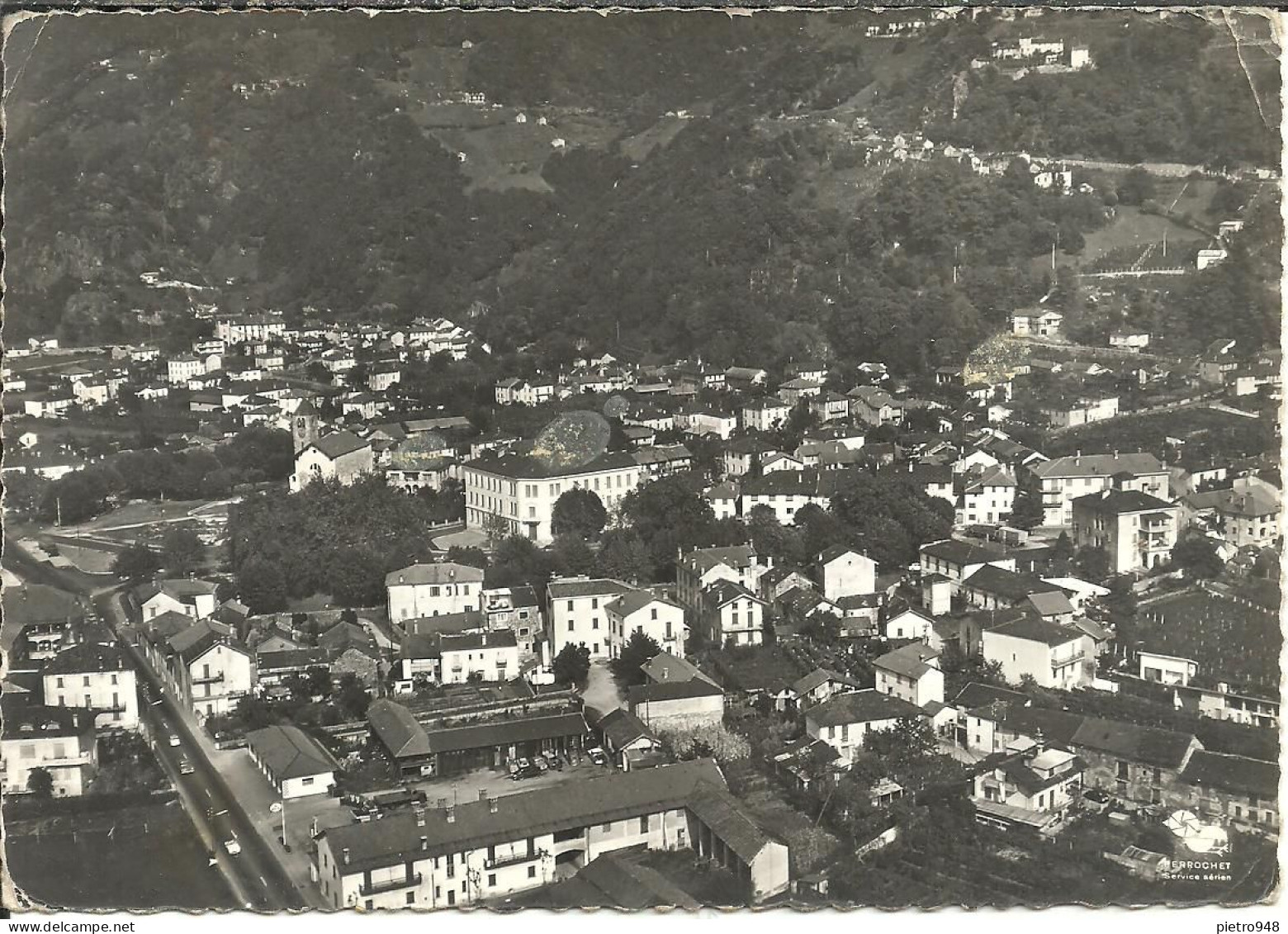 Giubiasco Fraz. Di Bellinzona (Tessin, Svizzera) Veduta Da Aeroplano, Vue Aerienne, Aerial View, Veduta Aerea - Giubiasco