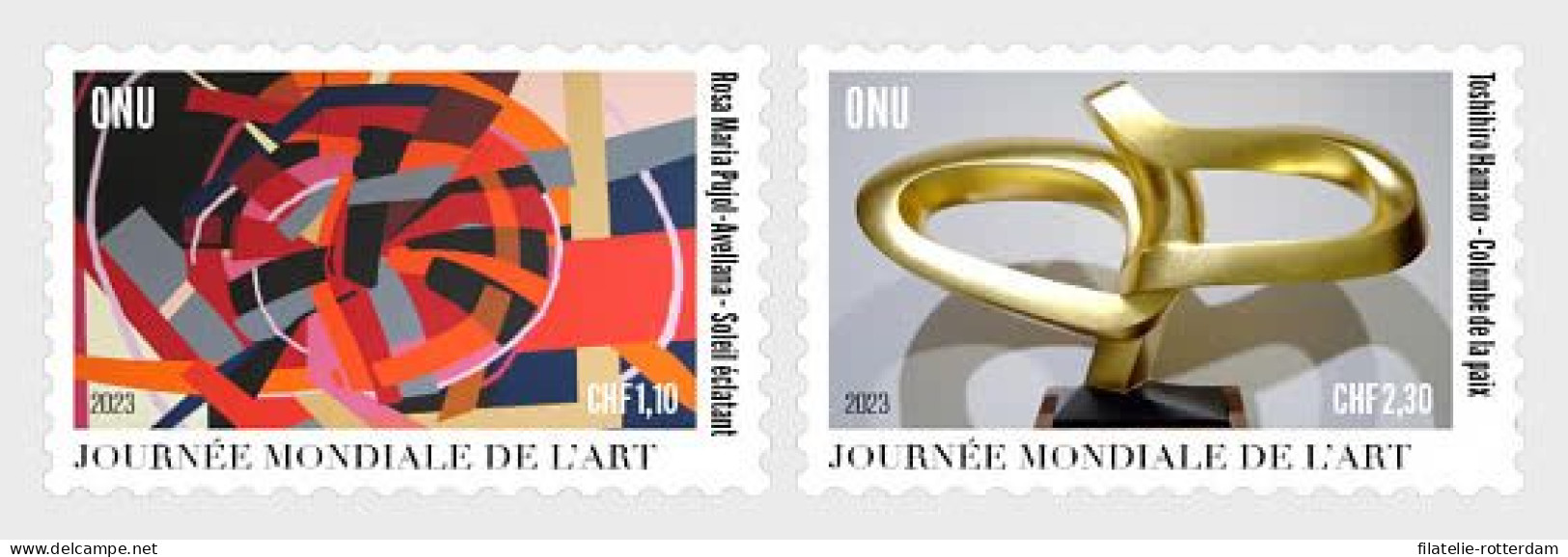 UN / VN - Postfris / MNH - Complete Set World Art Day 2023 - Ongebruikt