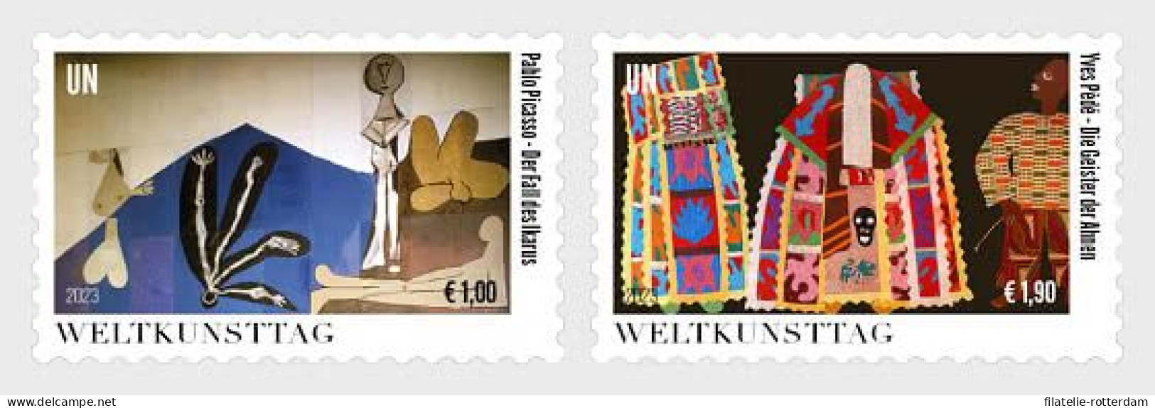 UN / VN - Postfris / MNH - Complete Set World Art Day 2023 - Unused Stamps