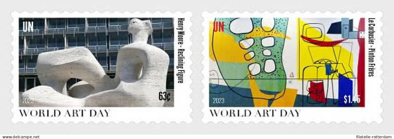 UN / VN - Postfris / MNH - Complete Set World Art Day 2023 - Neufs