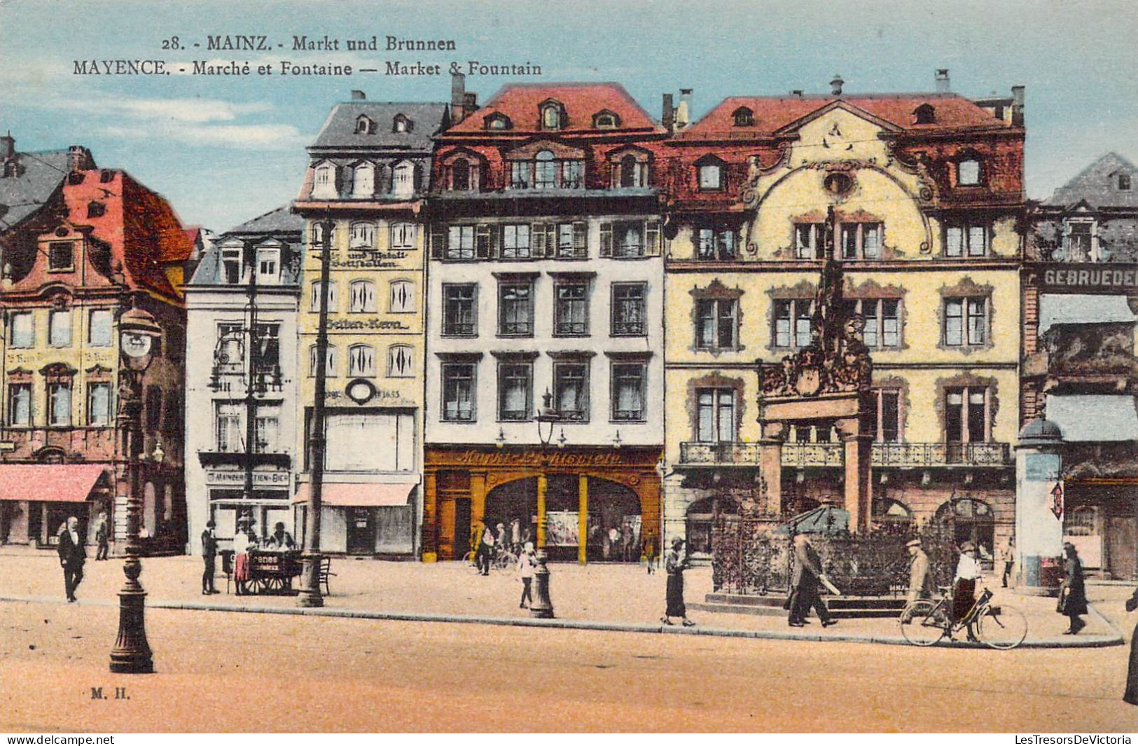 ALLEMAGNE - Mainz - Markt Und Brunnen - Carte Postale Ancienne - Mainz