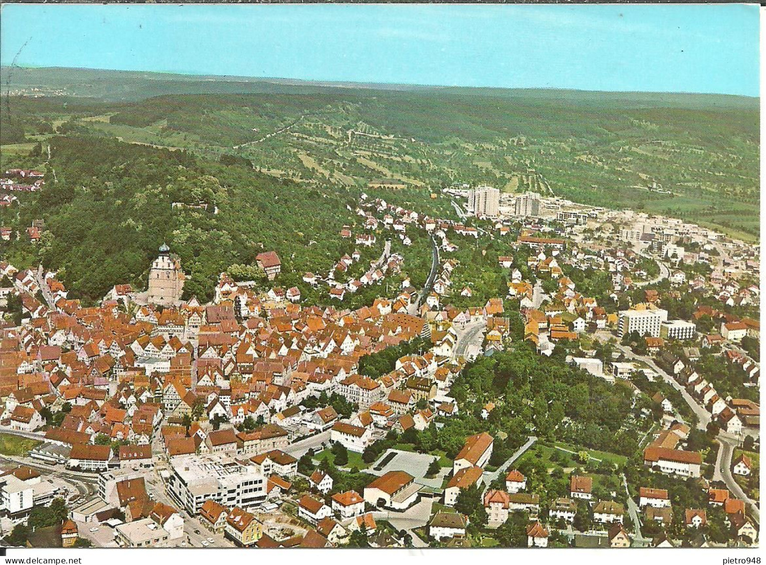 Herrenberg (Baden-Wurtt., Deutschland) Vogelperspektive, Aerial View, Vue Aerienne, Veduta Aerea - Herrenberg