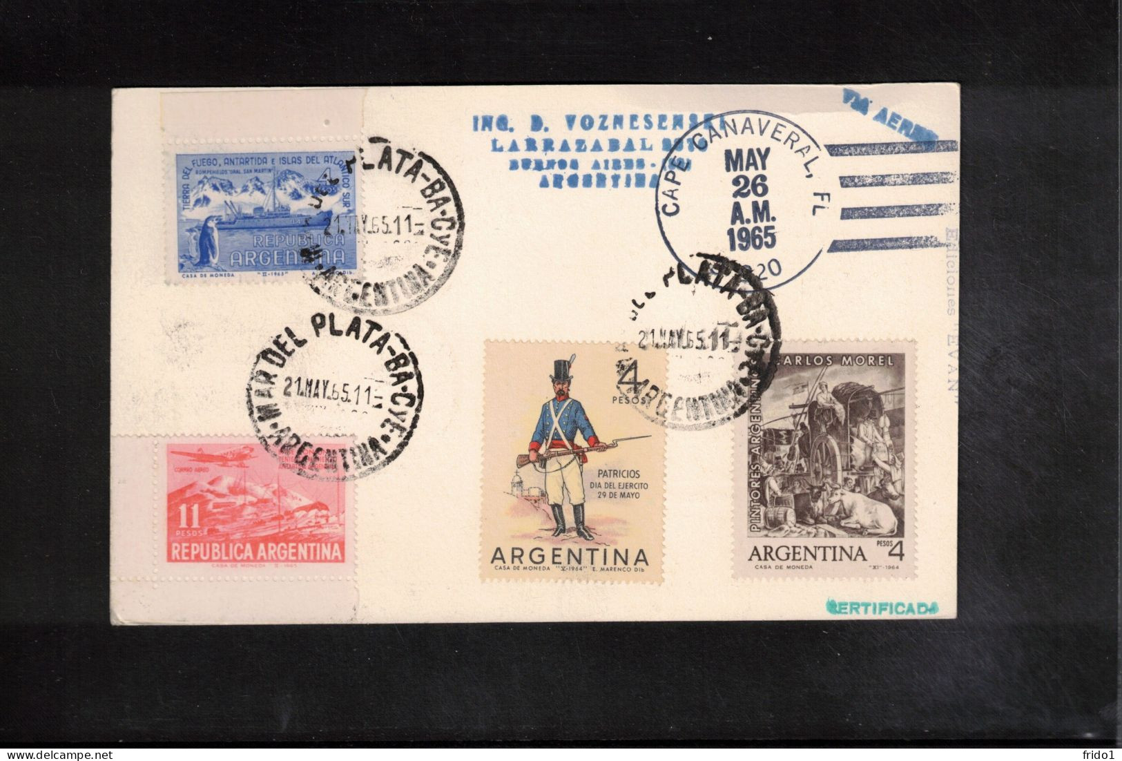 Argentina 1965 Space / Weltraum International Congress Of Space Investigation Interesting Postcard - Amérique Du Sud