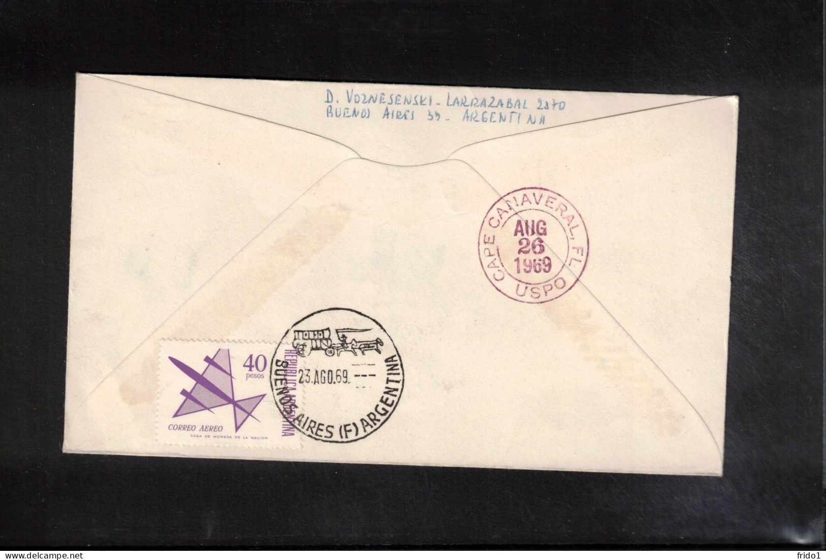 Argentina 1969 Space / Weltraum Communications By Satellites Interesting Registered Letter - South America