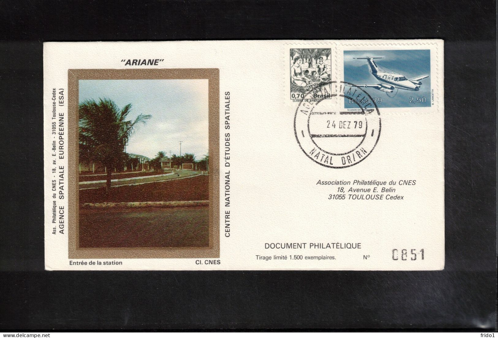 Brazil 1979 Space / Weltraum Brazilian Launching Place Natal Station Interesting Cover - América Del Sur