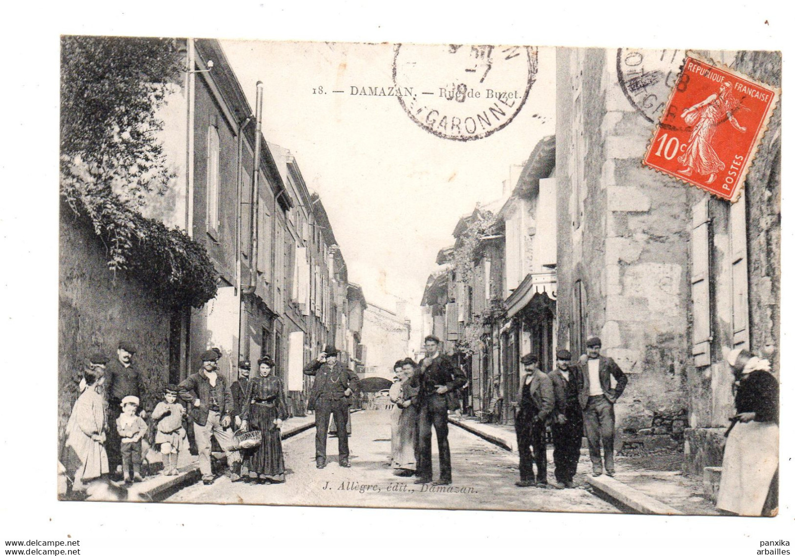 Damazan.  Rue De Buzet. - Damazan