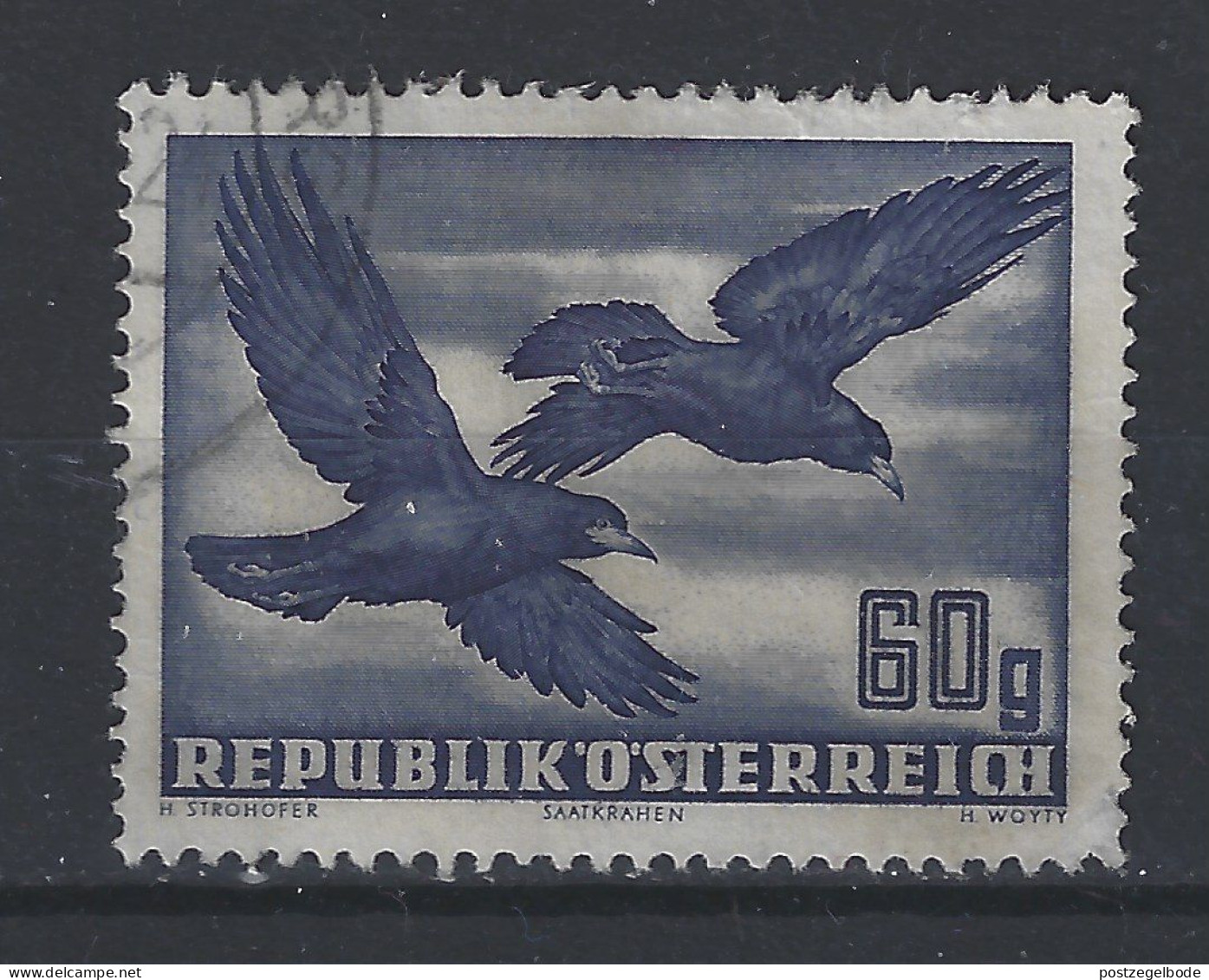 Oostenrijk Austria Used ; Kraai Kauw Crow Corbeau Cuervo Vogel Ave Bird Oiseau - Koekoeken En Toerako's