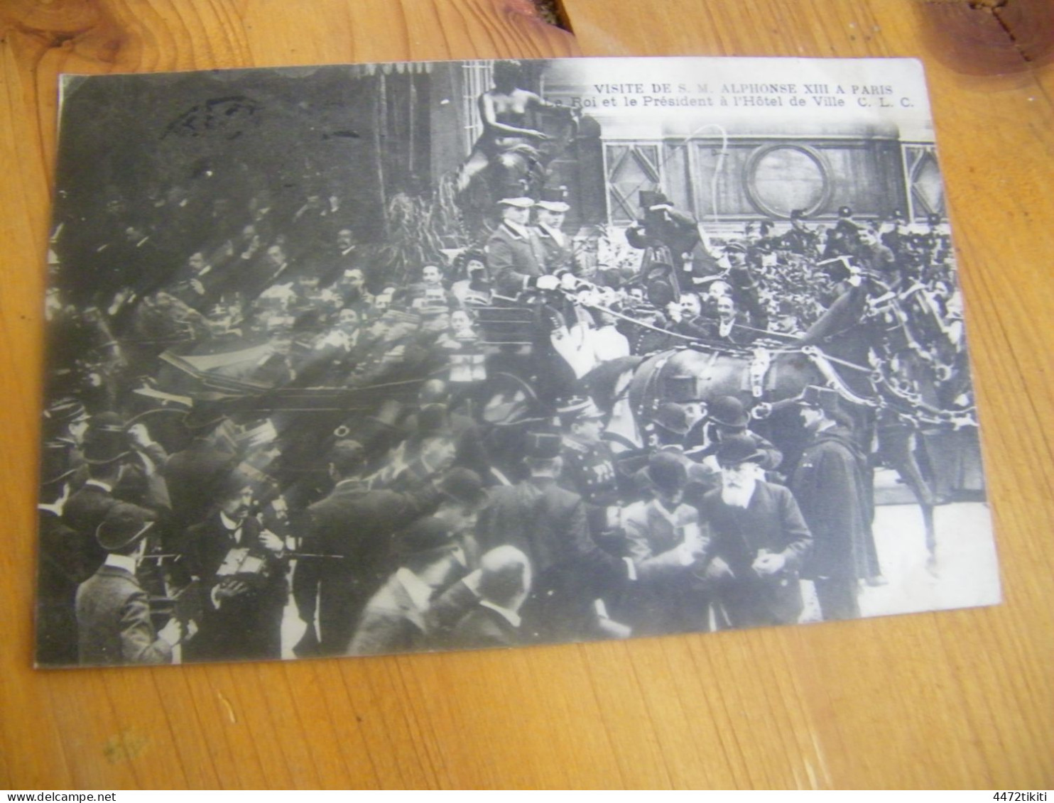 CPA -  Paris (75) - Visite Du Roi Alphonse XIII - Président à L'Hôtel De Ville - 1905 - SUP (HC 92) - Receptions