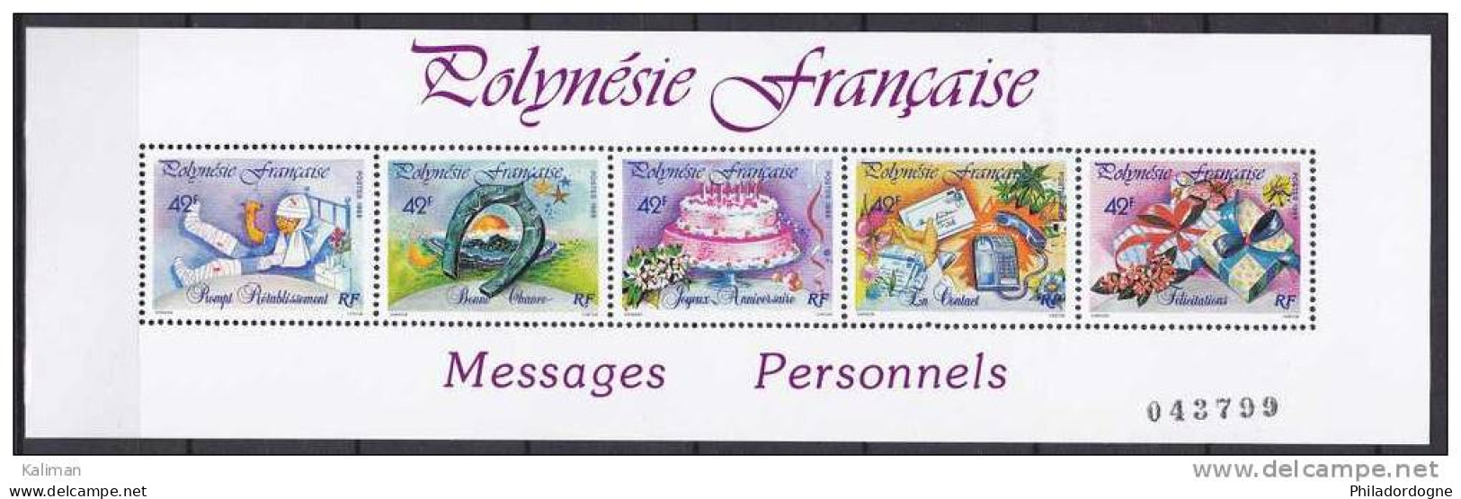 Polynésie Bloc N° 16 Luxe (MNH) - Cote 12 Euros - Prix De Départ 3 Euros - Blocs-feuillets