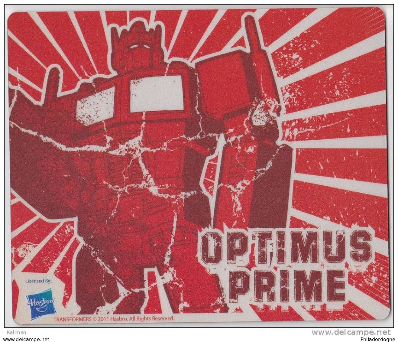 Tapis De Souris Mousse Collector - Manga "Transformers - Optimus Prime" - Andere & Zonder Classificatie