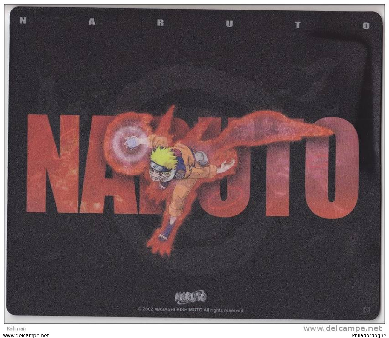 Tapis De Souris Mousse Collector - Manga "Naruto" - Autres & Non Classés