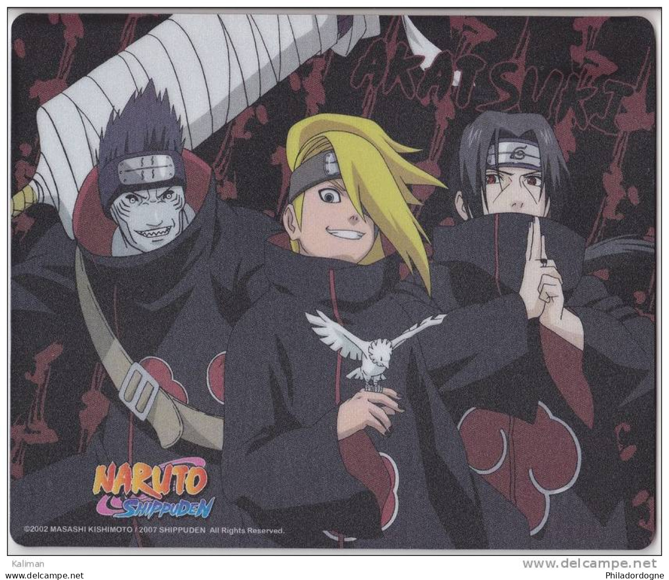 Tapis De Souris Mousse Collector - Manga "Naruto Shippuden" - Other & Unclassified