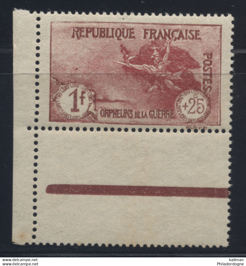 France - Yvert N° 231 Neuf Sans Charnière (MNH) - Rousseur Sur BdF - Cote 190 Euros - Neufs