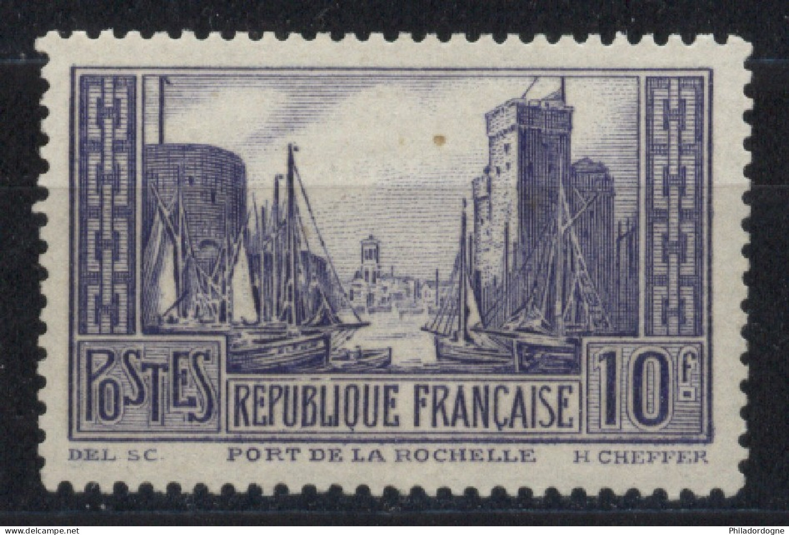 France N° 261d Luxe MNH (type 2 Outremer) - Cote 385 Euros - Prix De Départ 100 Euros - Neufs