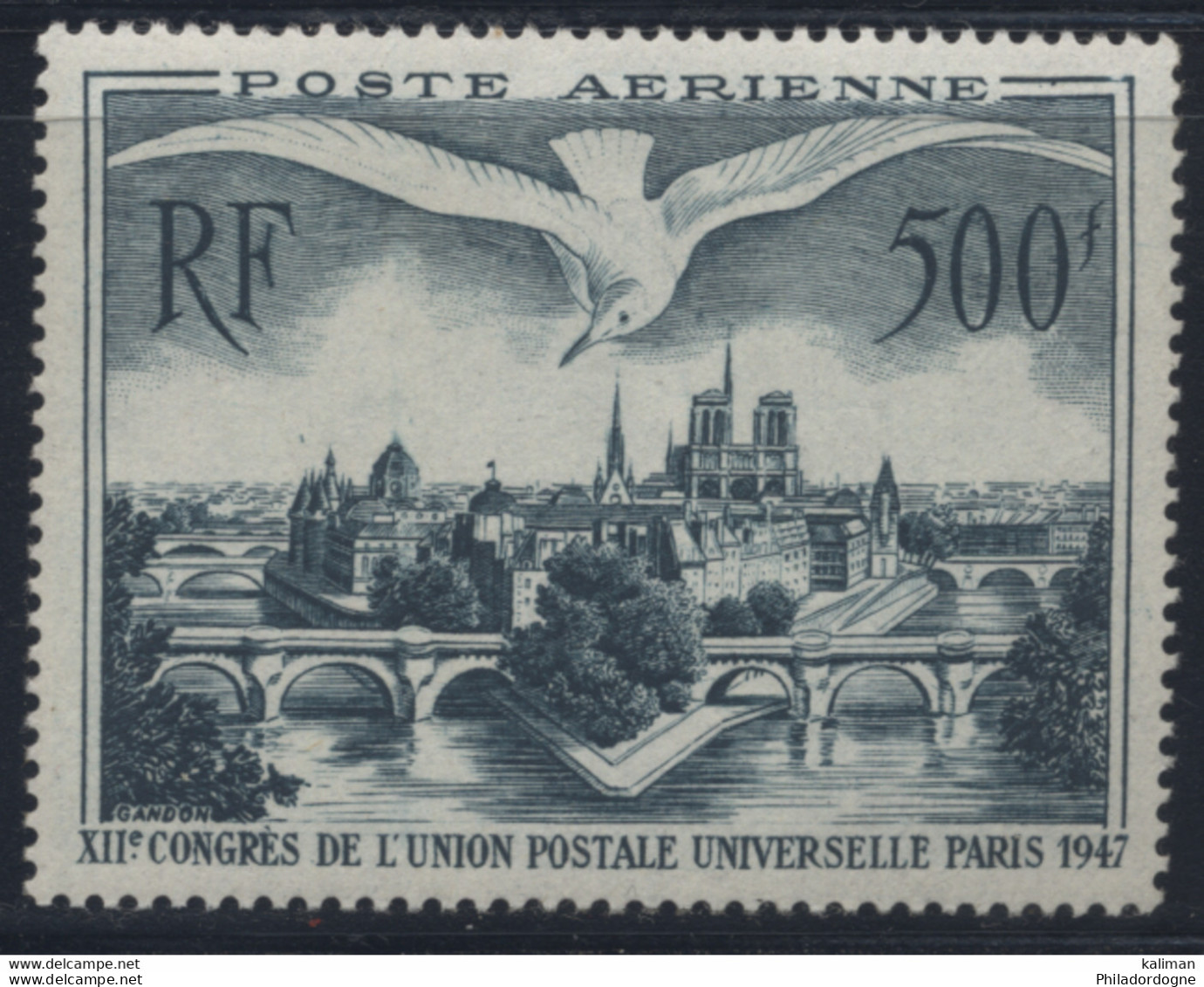 France - P.A. Yvert N° 20 Neuf Légères Adhérences (MH) - Cote 42 Euros - 1927-1959 Neufs