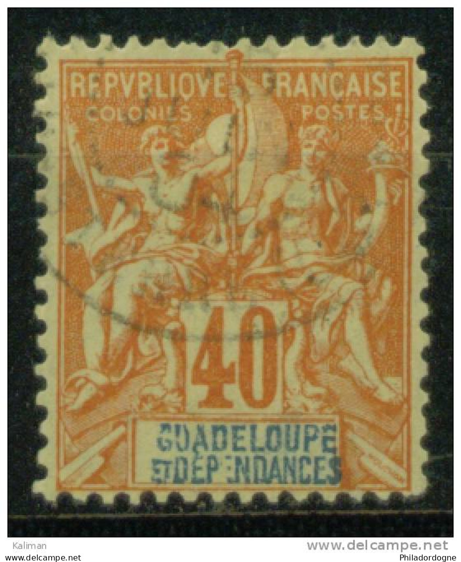 Guadeloupe N° 36 Oblitéré - Cote 18 Euros - Prix De Départ 5 Euros - Sonstige & Ohne Zuordnung