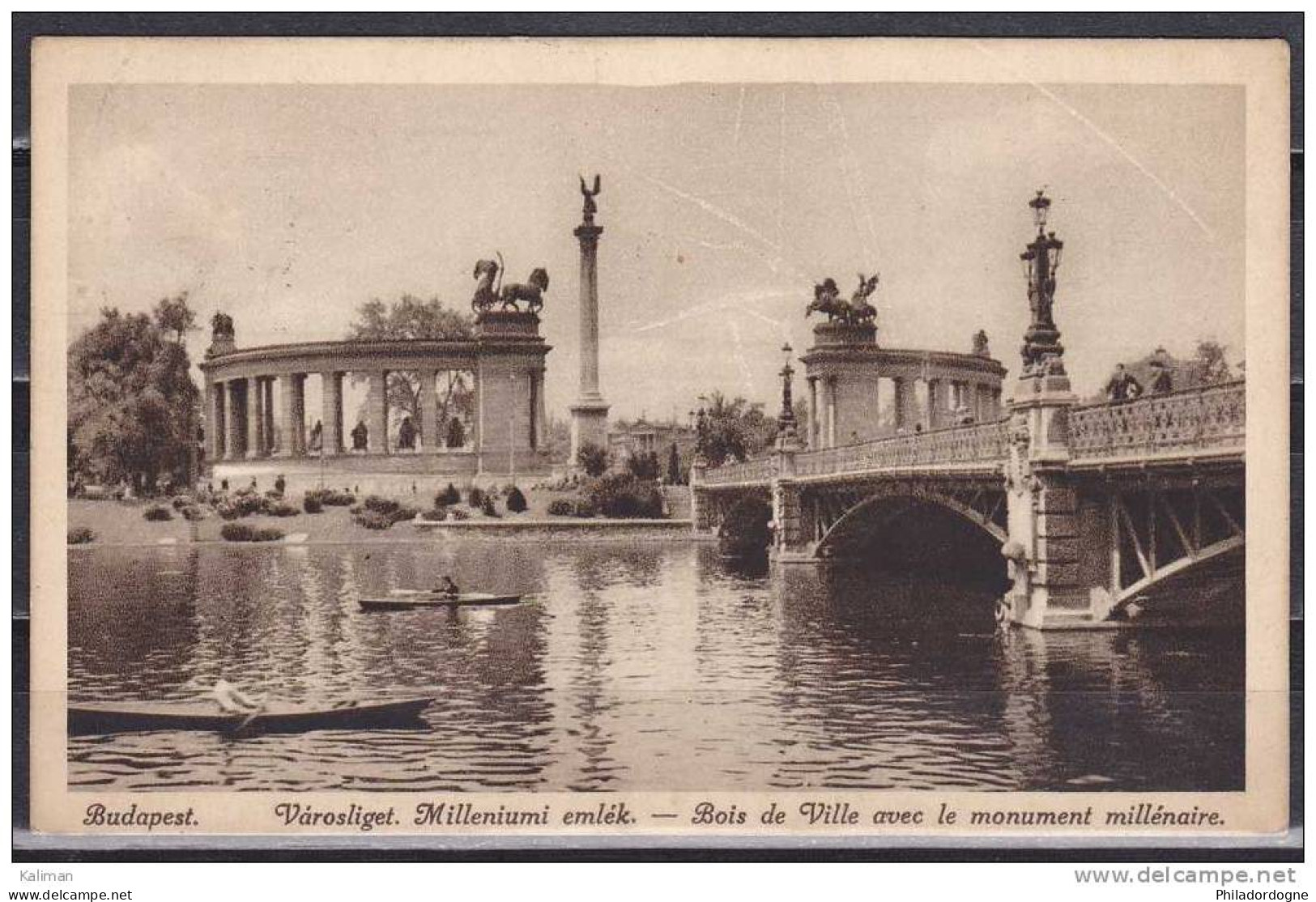 Hongrie Carte Postale Yvert N° 365 Oblitéré - Avril 1925 - Messe Foire Internationale De Budapest Pour La France - Marcophilie
