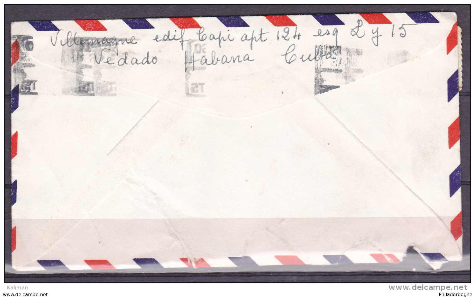 Cuba - Enveloppe Obl. 1956 - Covers & Documents