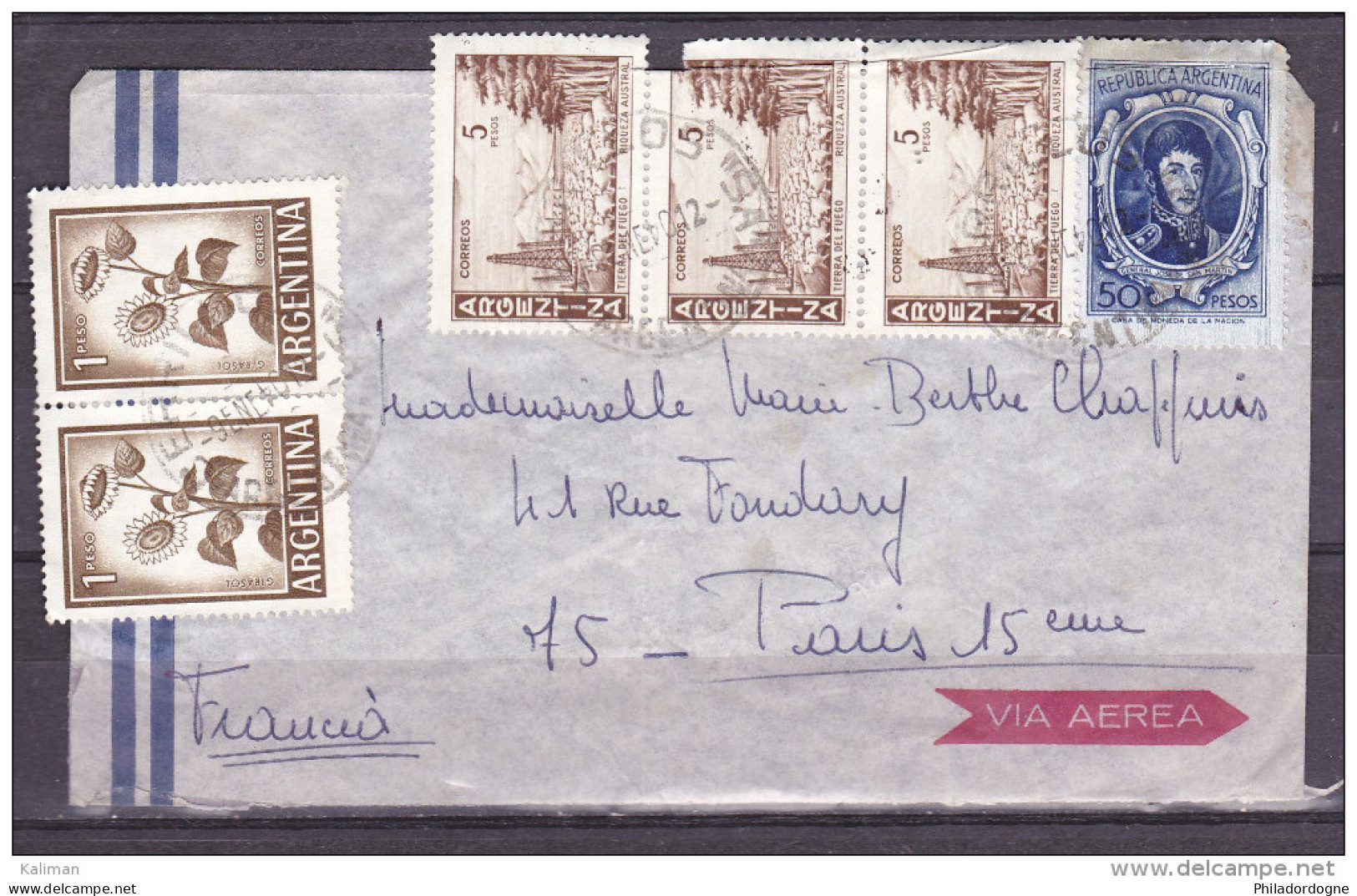 Argentine - Enveloppe - Lettres & Documents