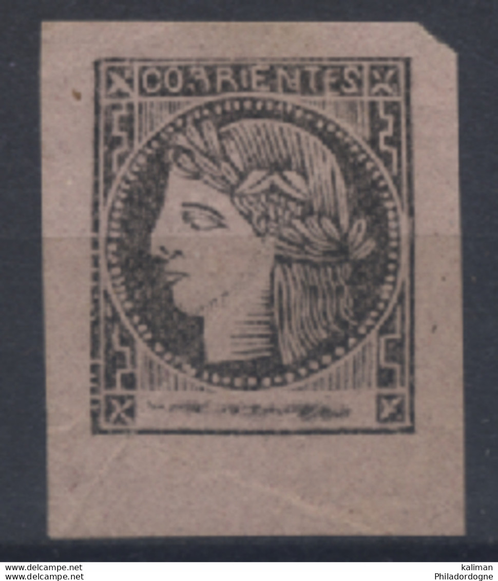 Argentine Corrientes - N° 8a Neuf Sans Gomme Froissures - Cote 90 Euros - Corrientes (1856-1880)