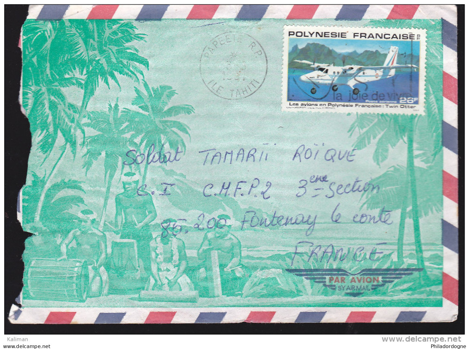 Polynésie - P.A. N° 157 Oblitéré 1981 Sur Enveloppe - Storia Postale