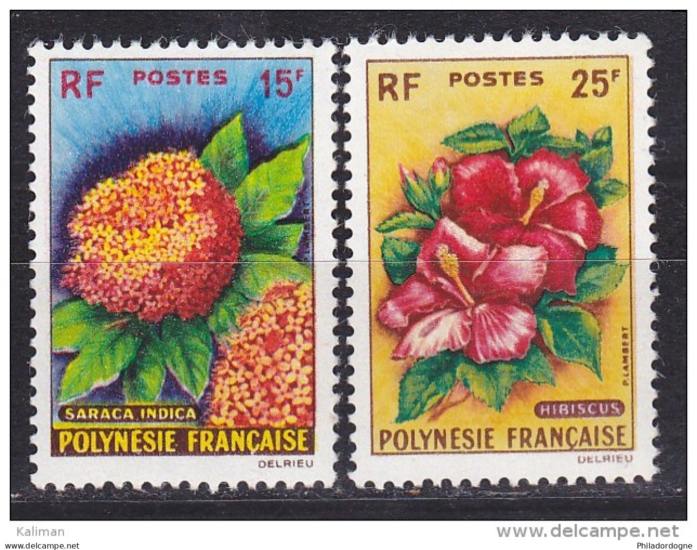 Polynésie Yvert N° 15 Et 16 Xx (MNH) - Cote 45 Euros - Prix De Départ 13 Euros - Neufs