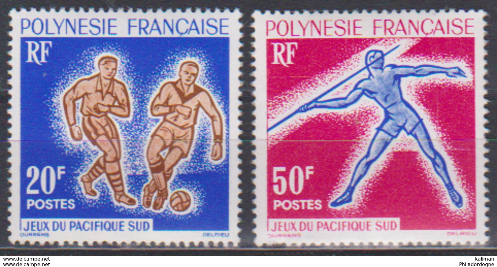 Polynésie - N° 22 Et 23 Luxe (MNH) - Cote 29 Euros - Prix De Départ 7 Euros - Neufs