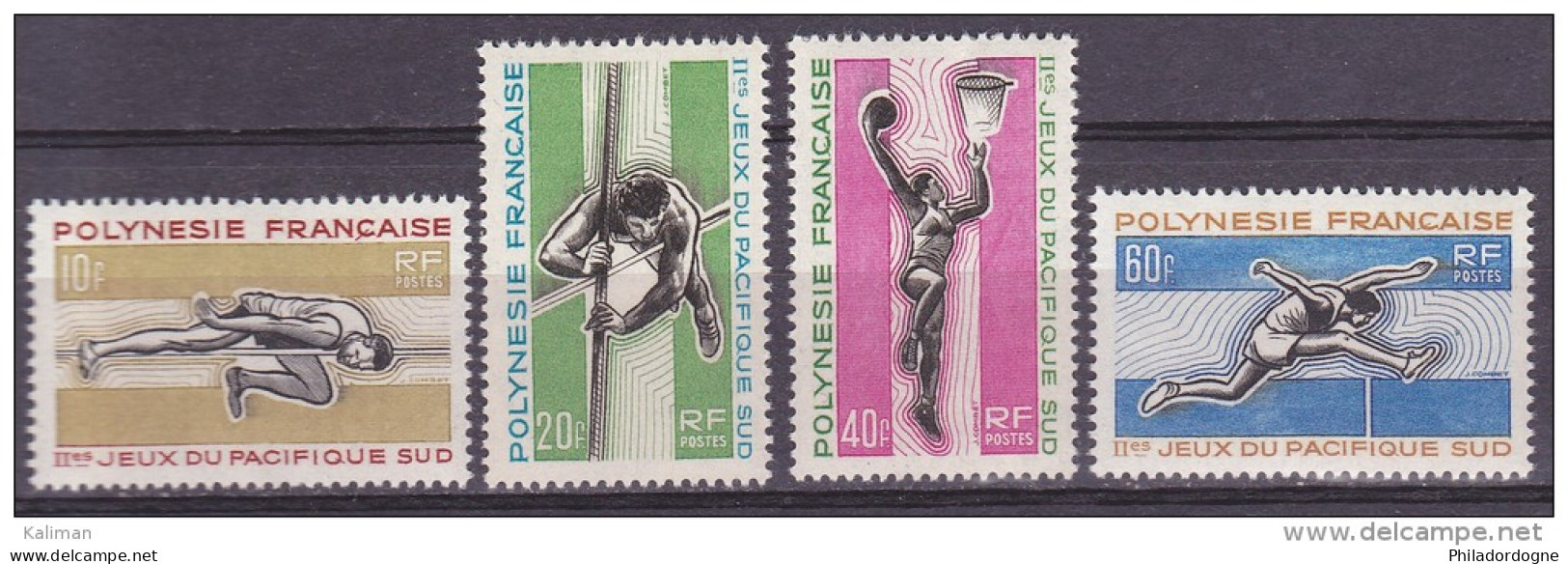 Polynésie - Yvert N° 42 à 45 Xx (MNH) - 41.50 Euros - 13 Euros - Neufs