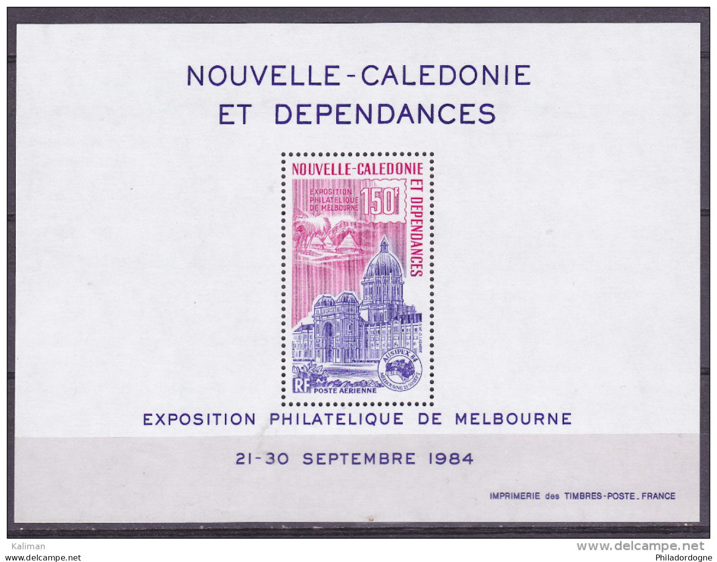 Nouvelle Calédonie Bloc N° 6 Xx (MNH) - Cote 8 Euros - Prix De Départ 2 Euros - Blocks & Sheetlets