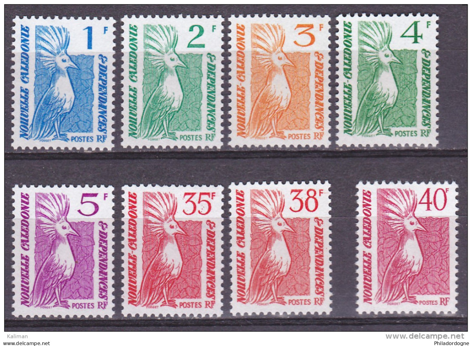 Nouvelle Calédonie N° 491 à 497 Et 522 Xx (MNH) - Cote 5.35 Euros - Prix De Départ 2 Euros - Used Stamps