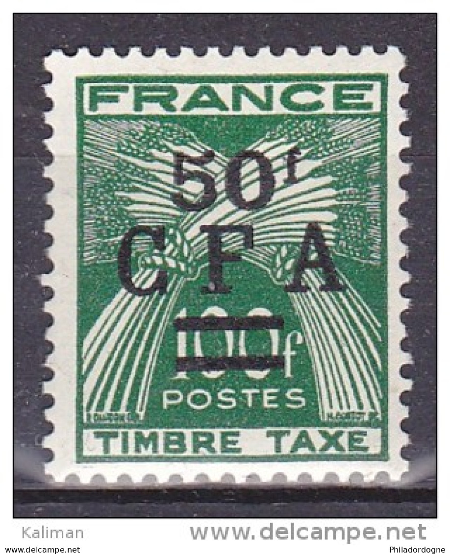 Réunion - Taxe N° 44 Luxe (MNH) - 35 Euros - Prix De Départ 10 Euros - Timbres-taxe