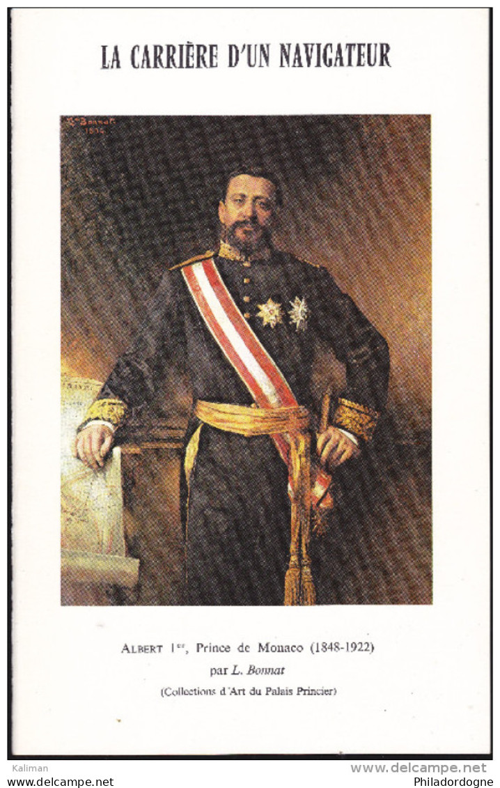 Monaco N° 1085 Obl. 1er Jour 03/05/1977 Sur Livret De 24 Pages "La Carrière D'un Navigateur" - Lettres & Documents
