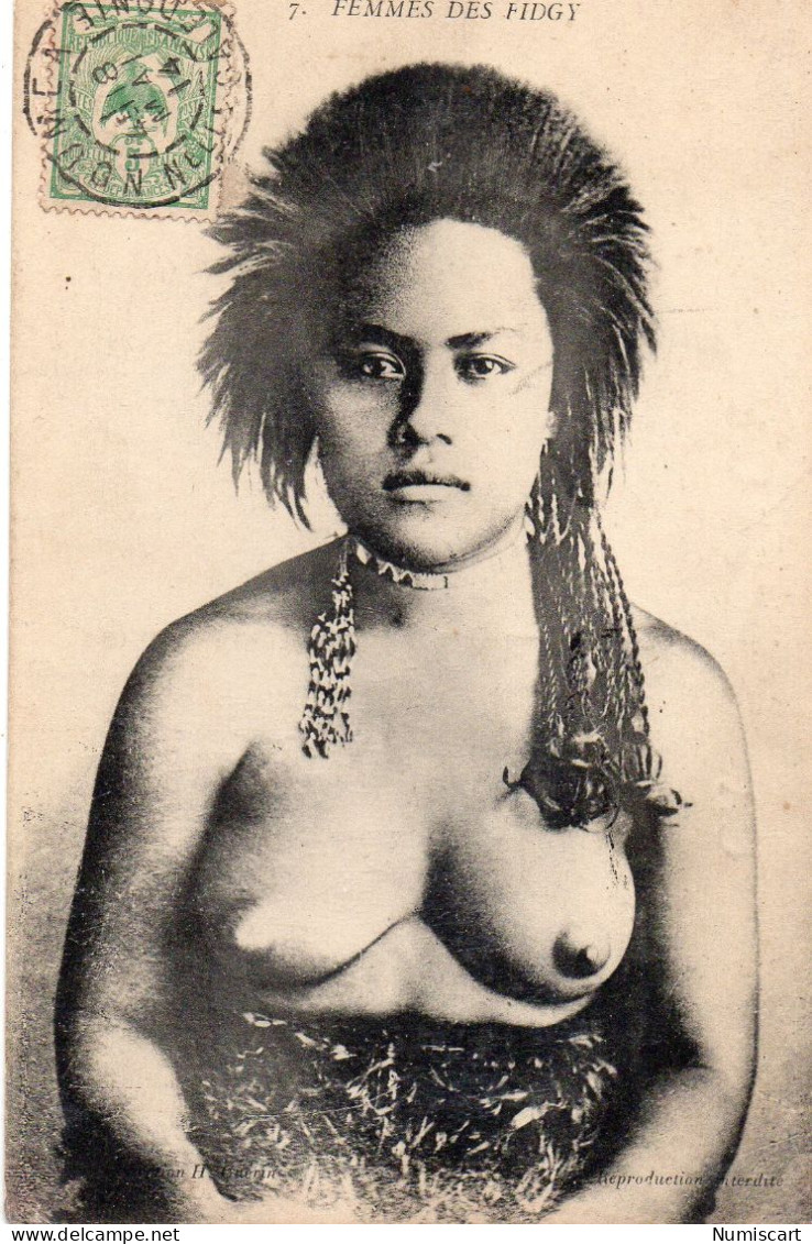 Fidji Fidgy Femme Des Illes Fidgy Seins Nus - Fidji