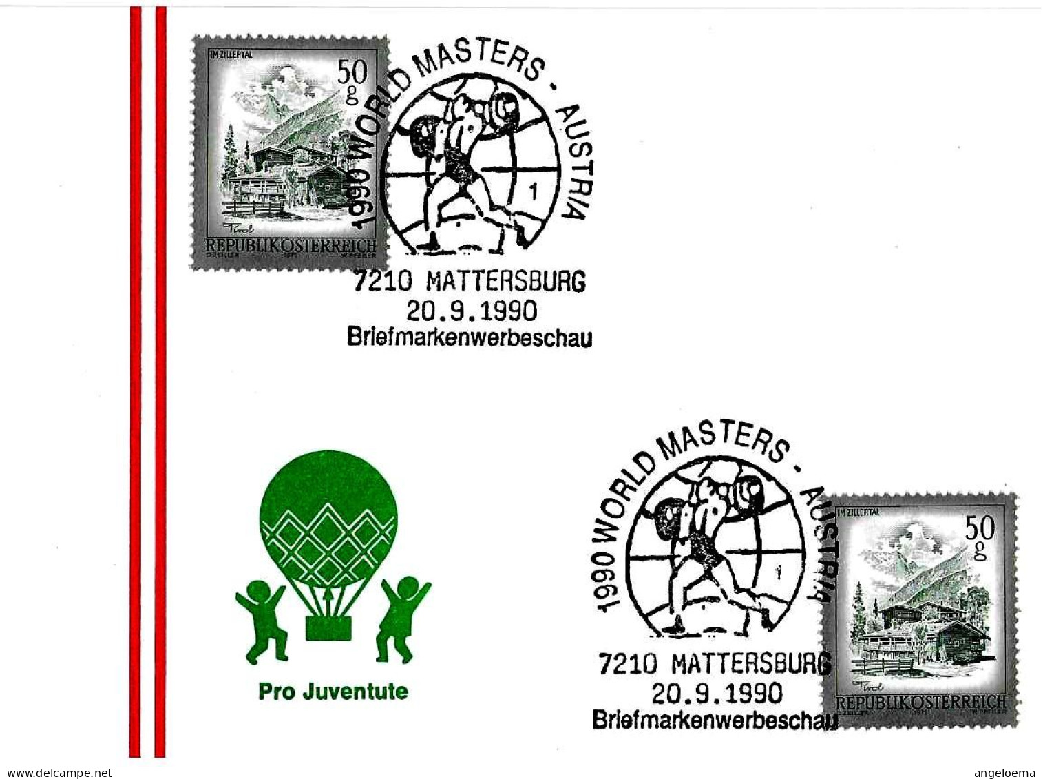 AUSTRIA OSTERREICH - 1990 MATTERSBURG Campionati Del Mondo SOLLEVAMENTO PESI WEIGHTLIFTING - 4046 - Weightlifting