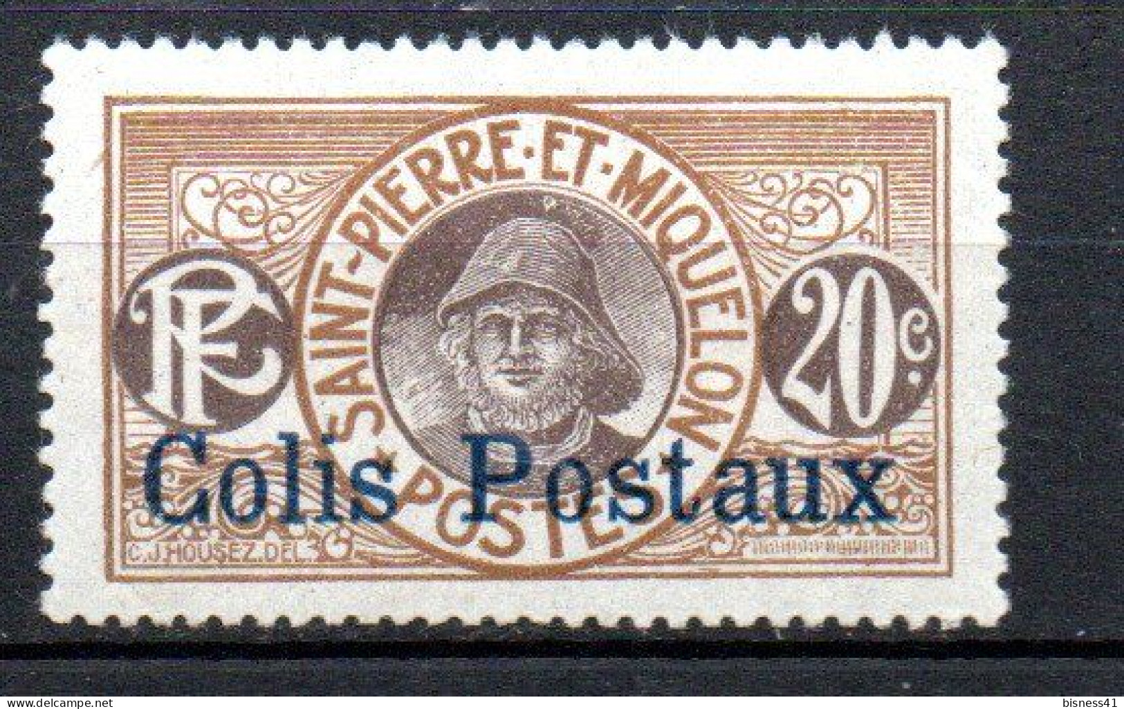 Col35 Colonies SPM St Pierre & Miquelon Colis Postaux N° 4 Neuf XX MNH  Cote 8,00 € - Impuestos