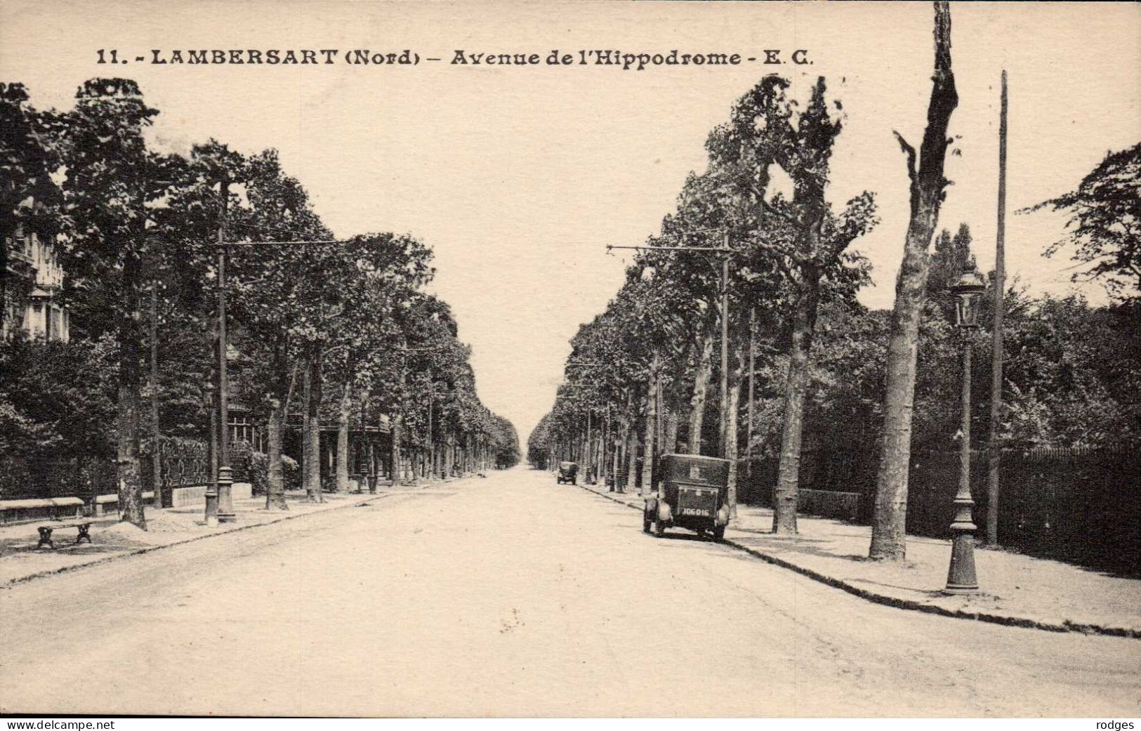 59 , Cpa  LAMBERSART , 11 , Avenue De L'Hippodrome  (32213.M.S2) - Lambersart