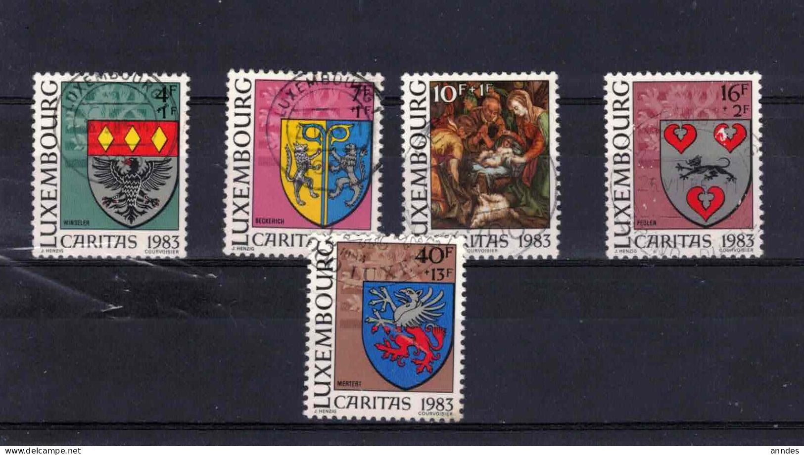 Nrs 1036/40     GESTEMPELD - Used Stamps