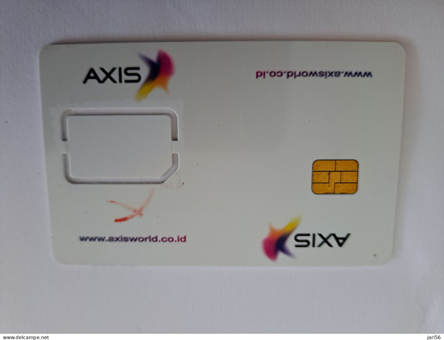 INDONESIA  GSM PREPAID/ CHIP / AXISWORLD/ CO.ID / AXIS /CHIP MISPLACED !!!  LAYANAN PELANGGAN /  MINT CARD    **13467 ** - Indonesien