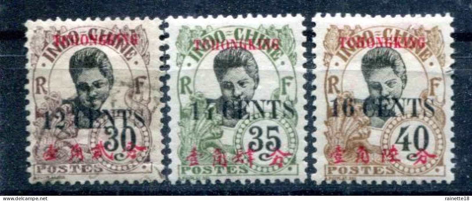Tchong King         90 (o)- 91/92 * - Unused Stamps