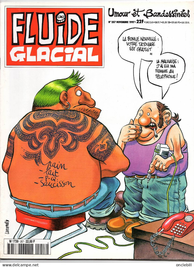 Fluide Glacial Revue Lot 6 N° ( 257 à 262) Année 1997-98  état Superbe - Humour